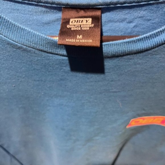 Dark Blue And Pink/Yellow Obey - Picture 3 of 4